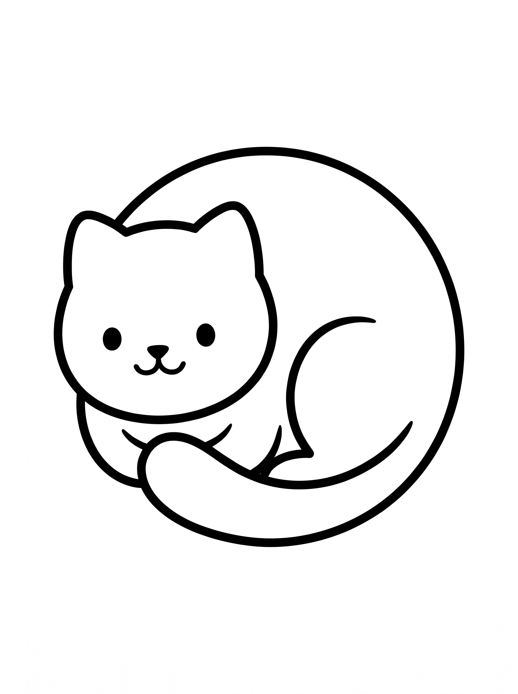Cat 3 coloring page