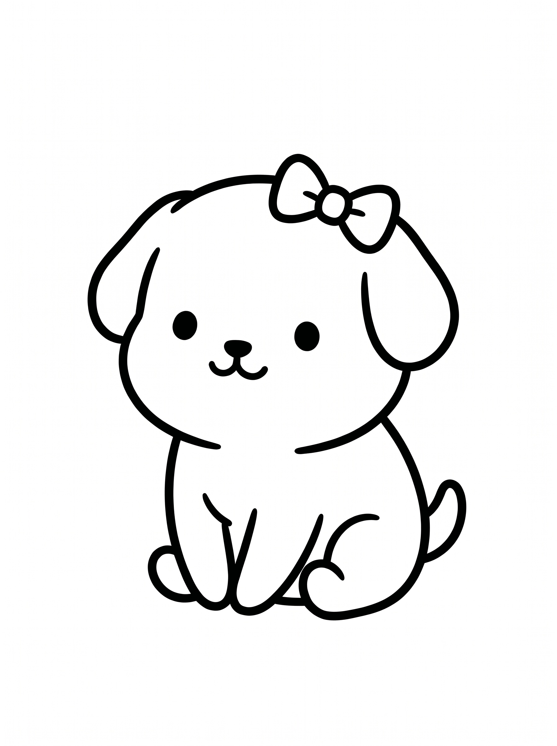 Cucciolo 4 da colorare