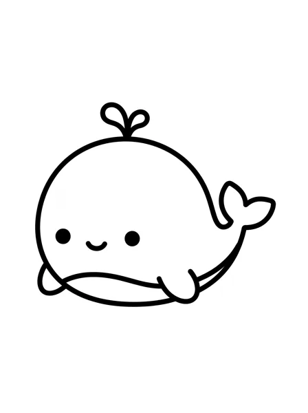 Sea animal 1 coloring page
