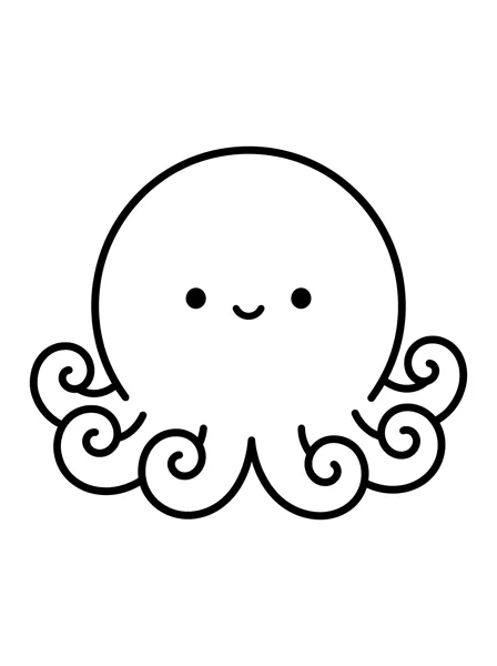 Sea animal 2 coloring page