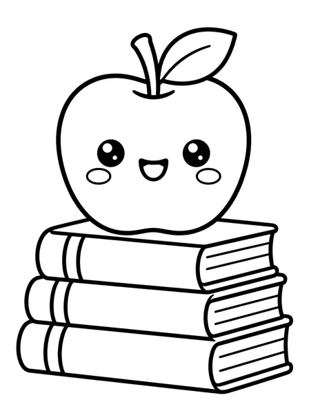 Back to school 4 coloring page
