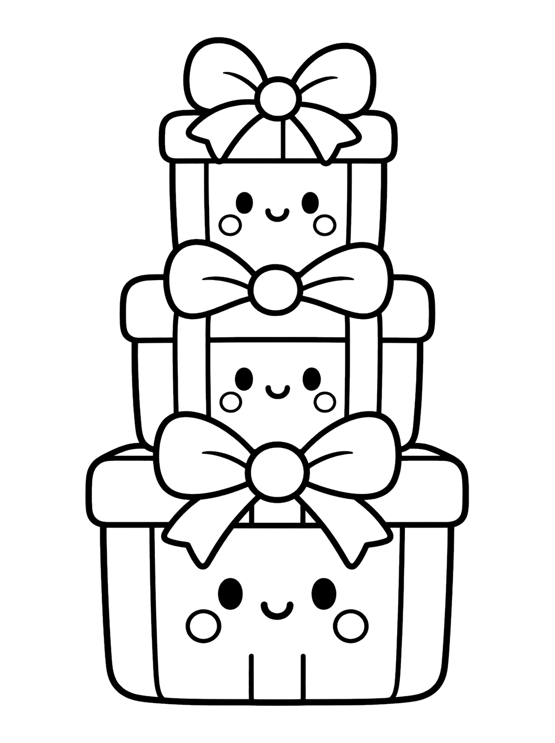 Present 1 coloring page
