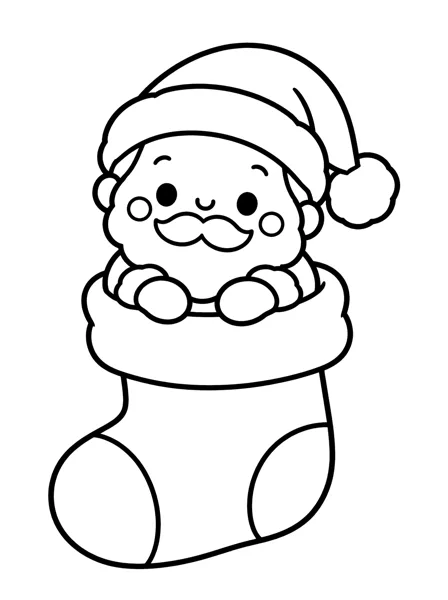 Santa 4 coloring page