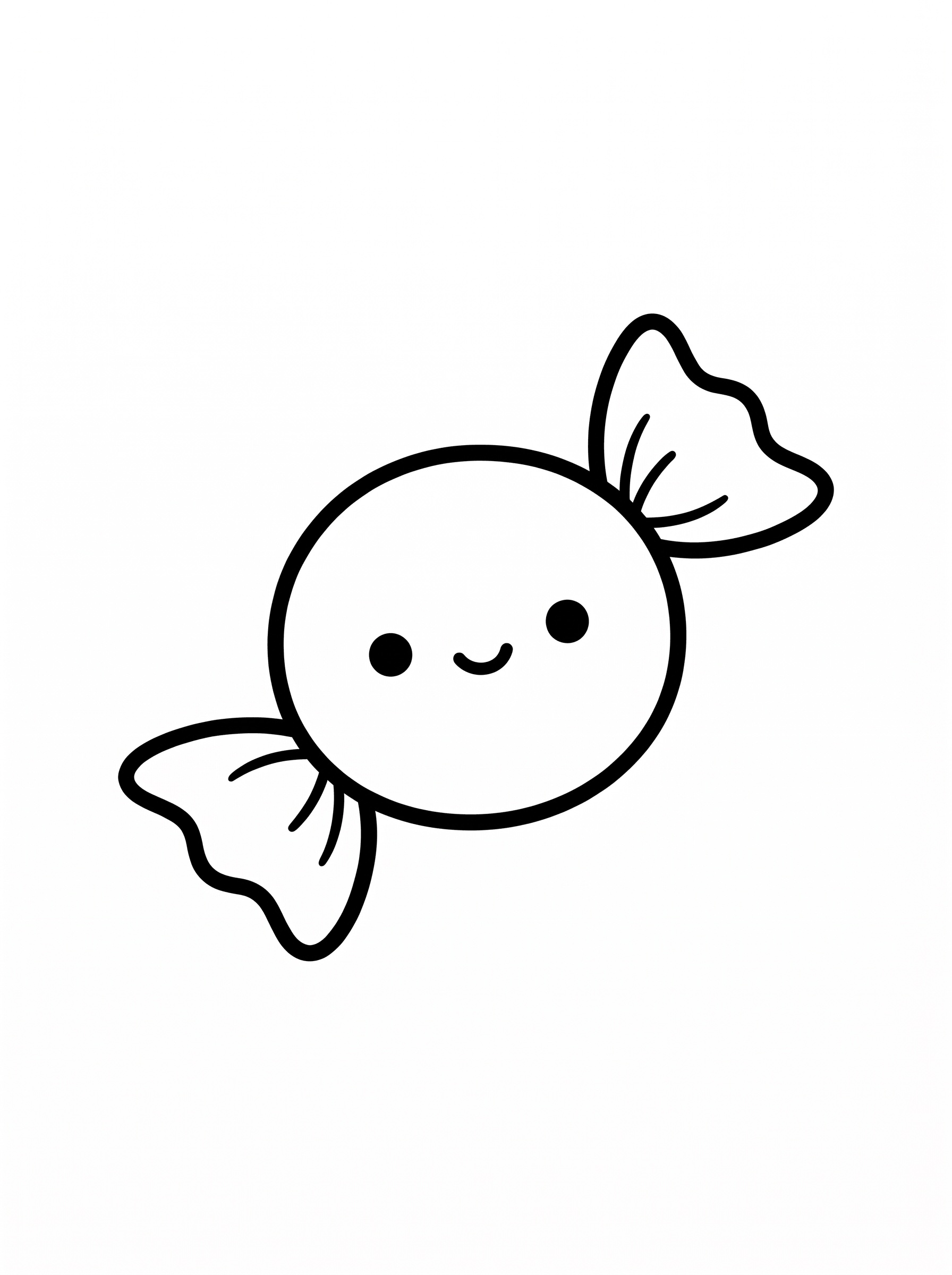 Ausmalbild Bonbon