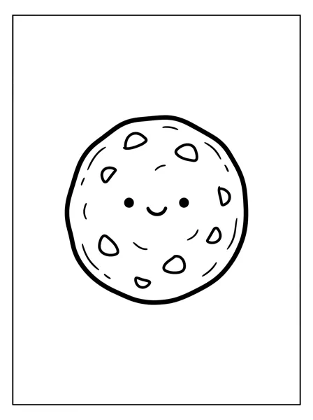 Cookie coloring page