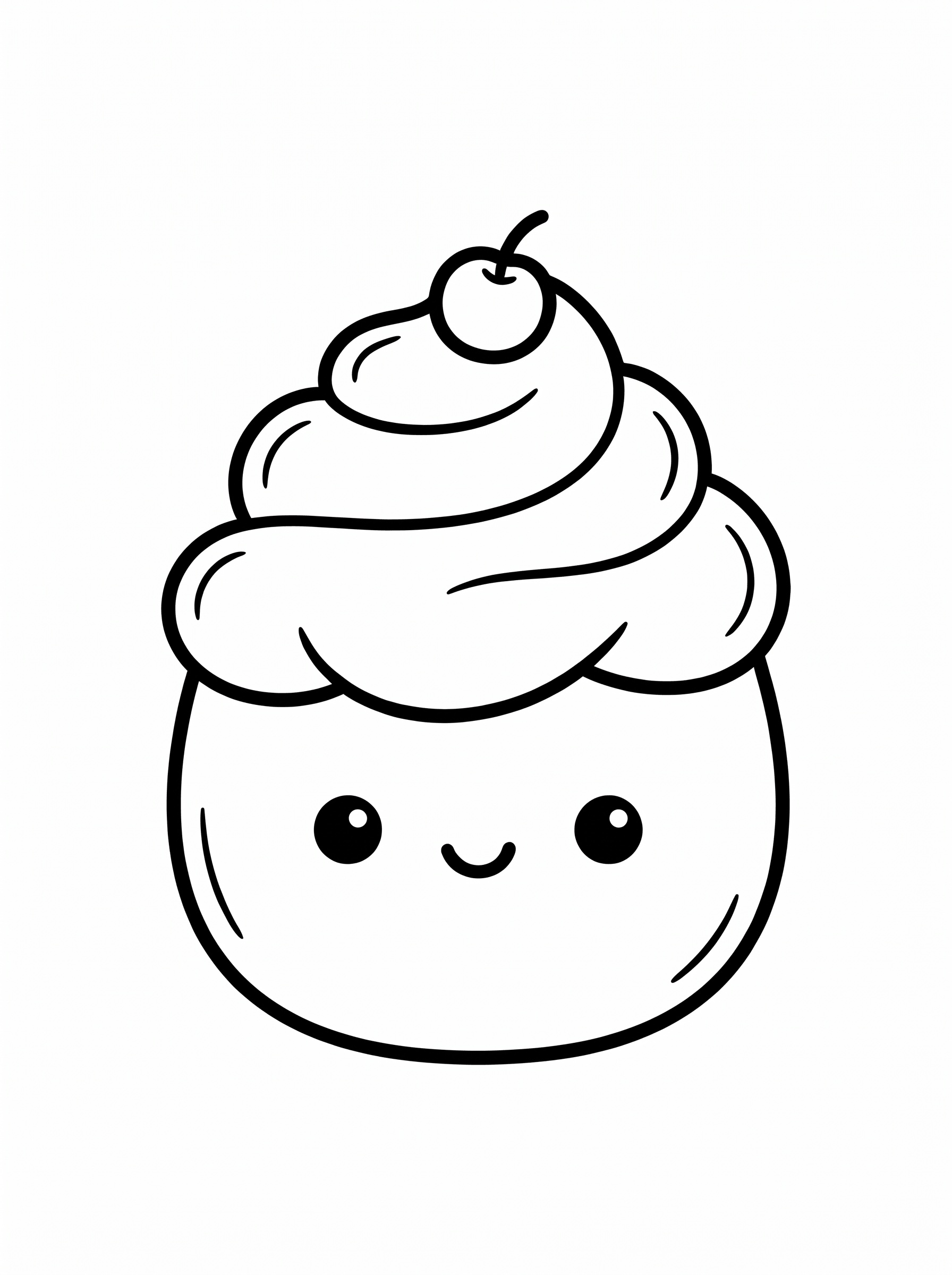 Cupcake da colorare