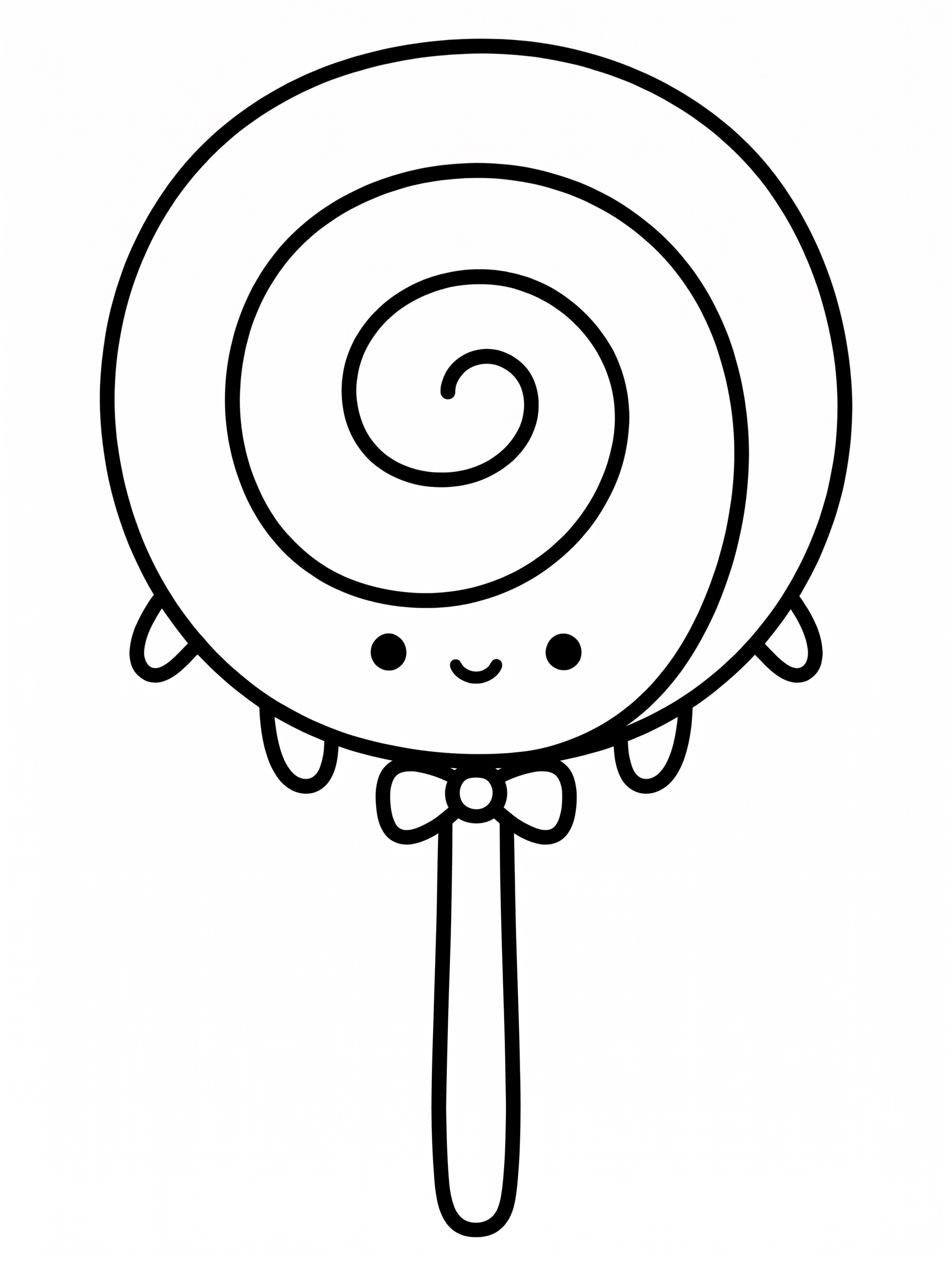 Lollipop coloring page