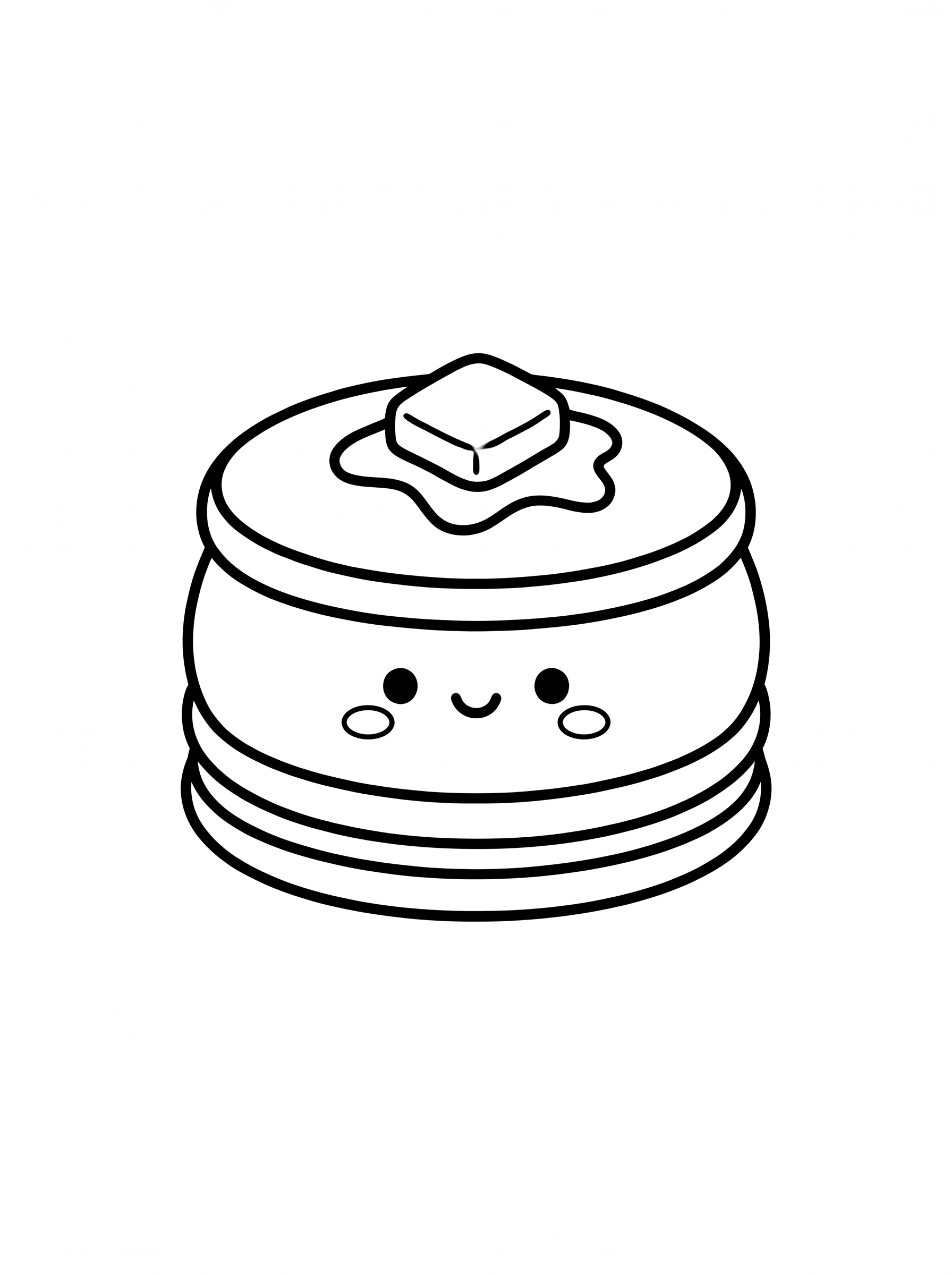 Pancake da colorare