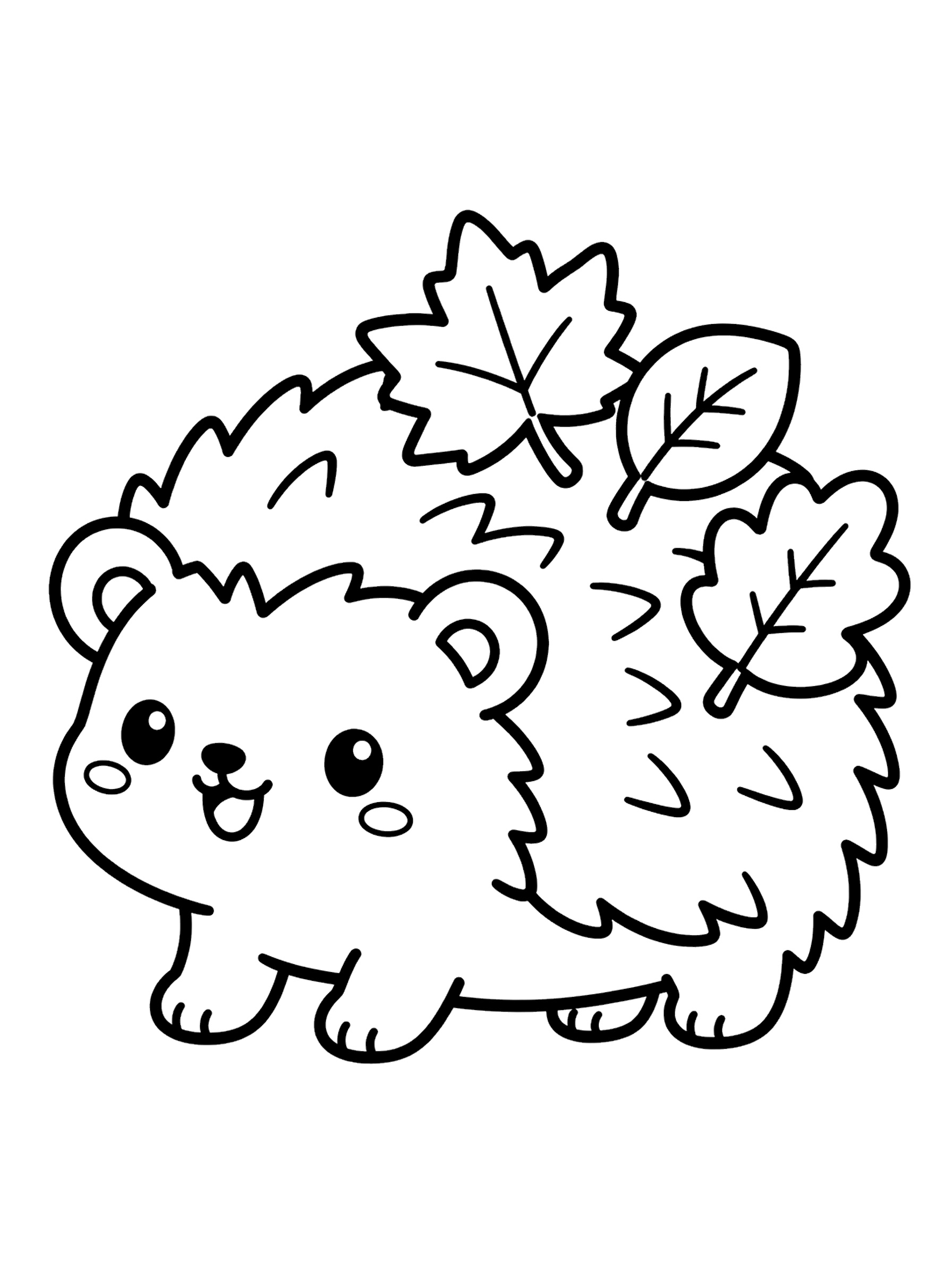 Dibujo de Hojas de otoño 2 para colorear