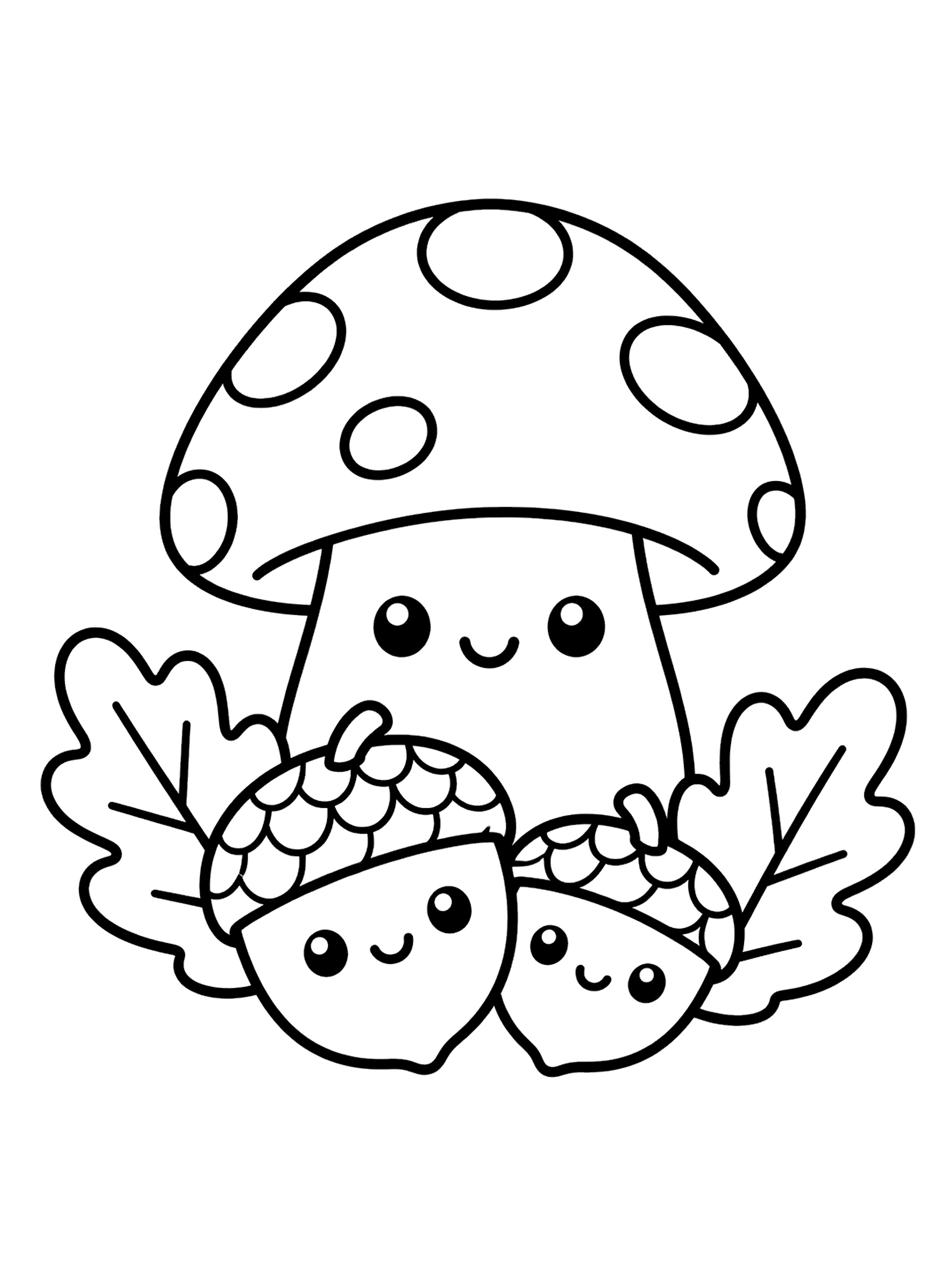 紅葉 3の塗り絵
