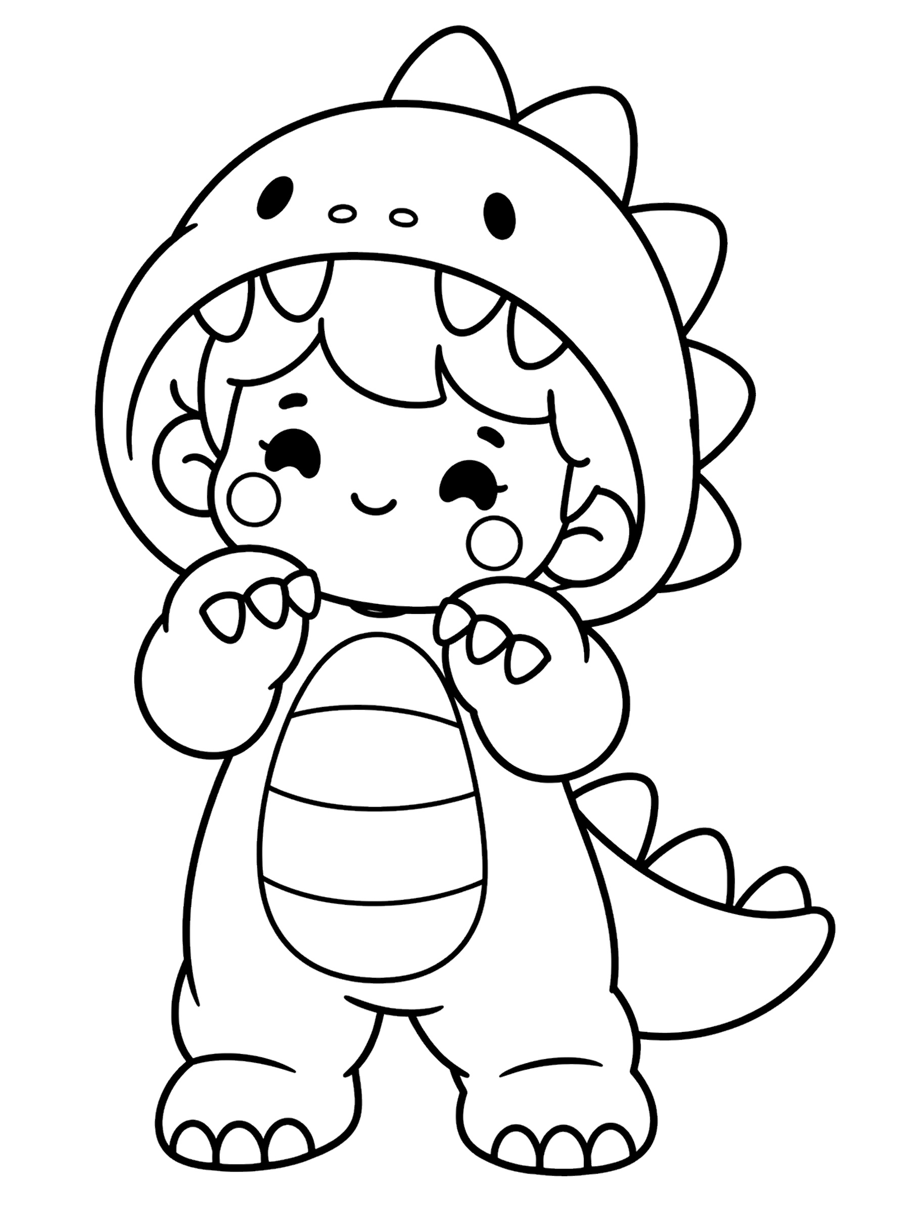 Costume 1 da colorare