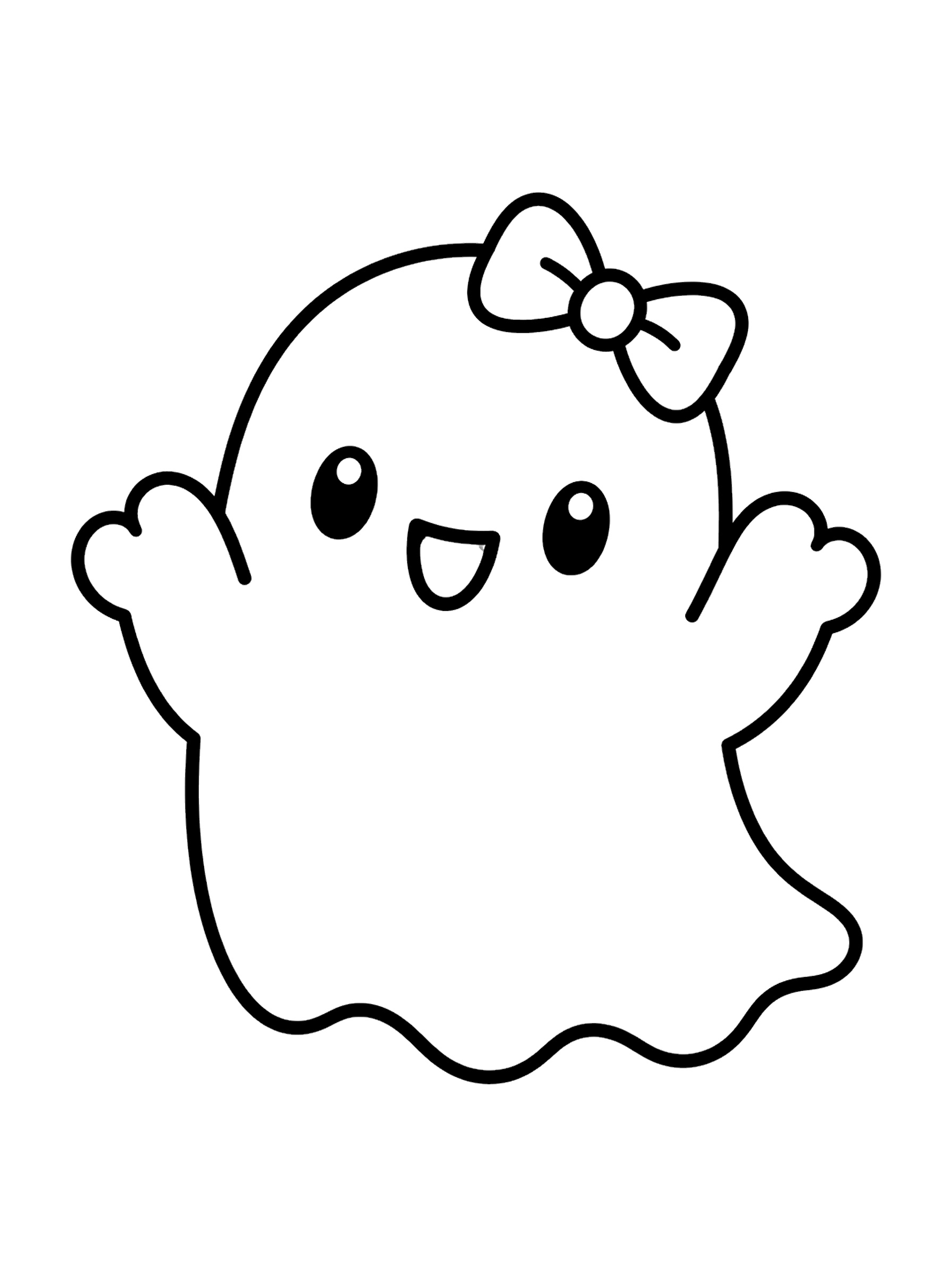 おばけ 4の塗り絵
