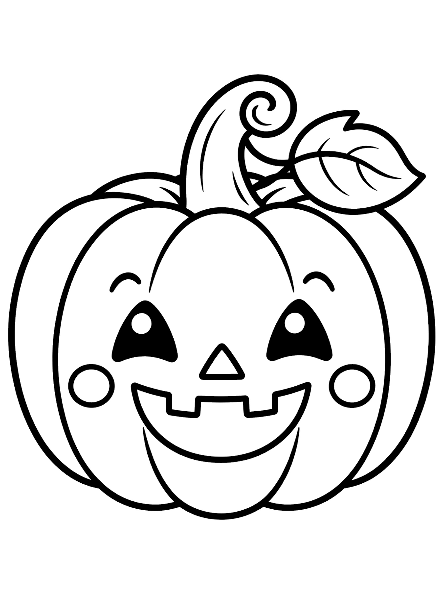 Pumpkin 1 coloring page