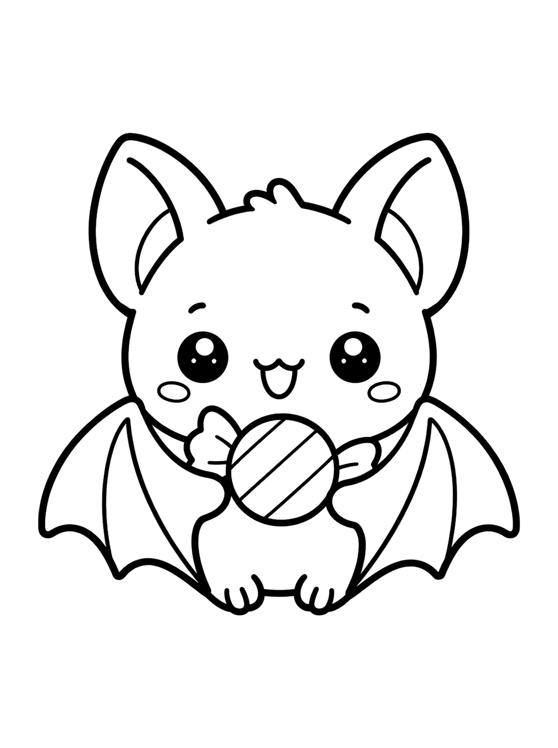 Trick or treat 3 coloring page