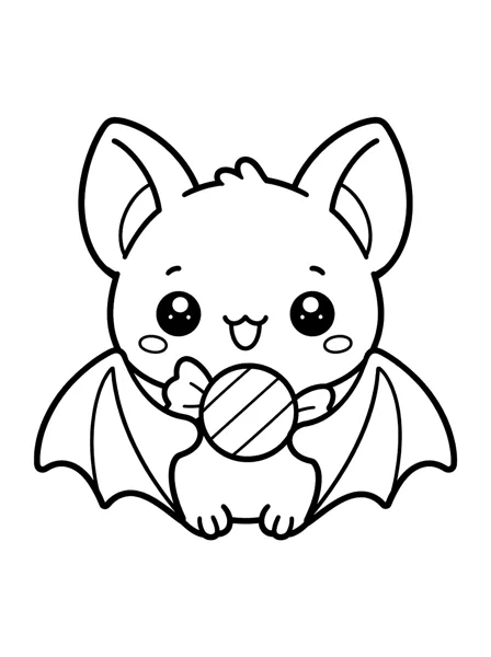 Trick or treat 3 coloring page