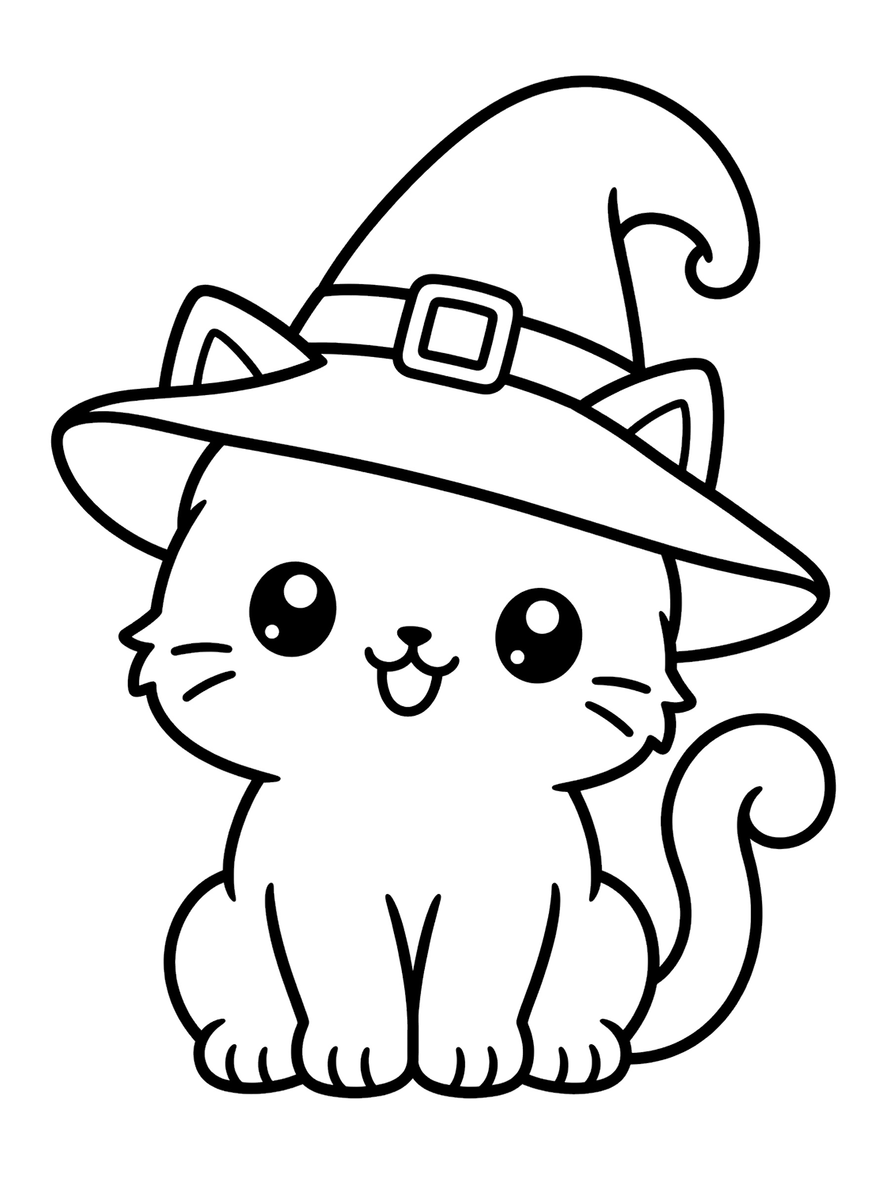 Witch 2 coloring page