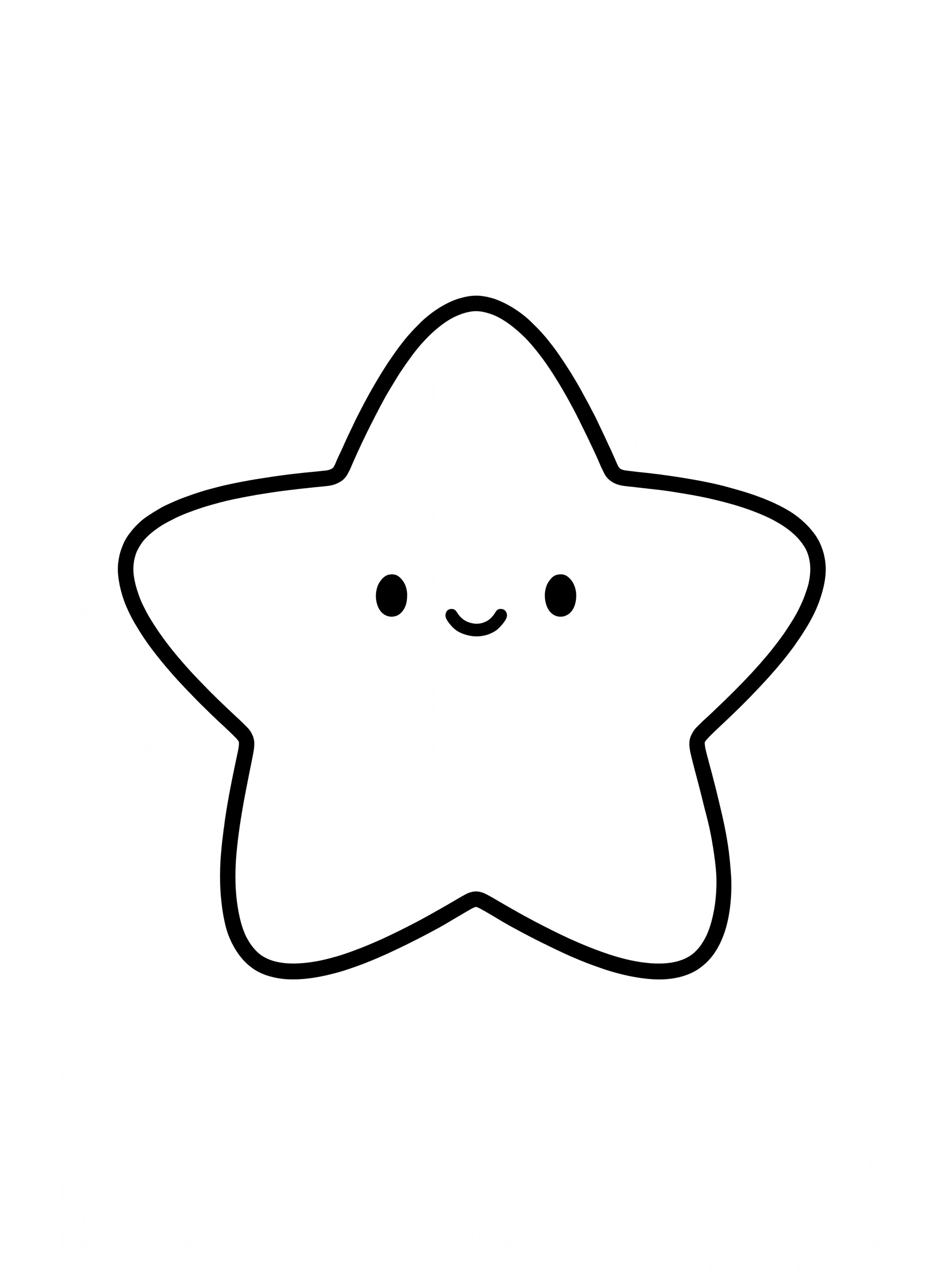 Star coloring page