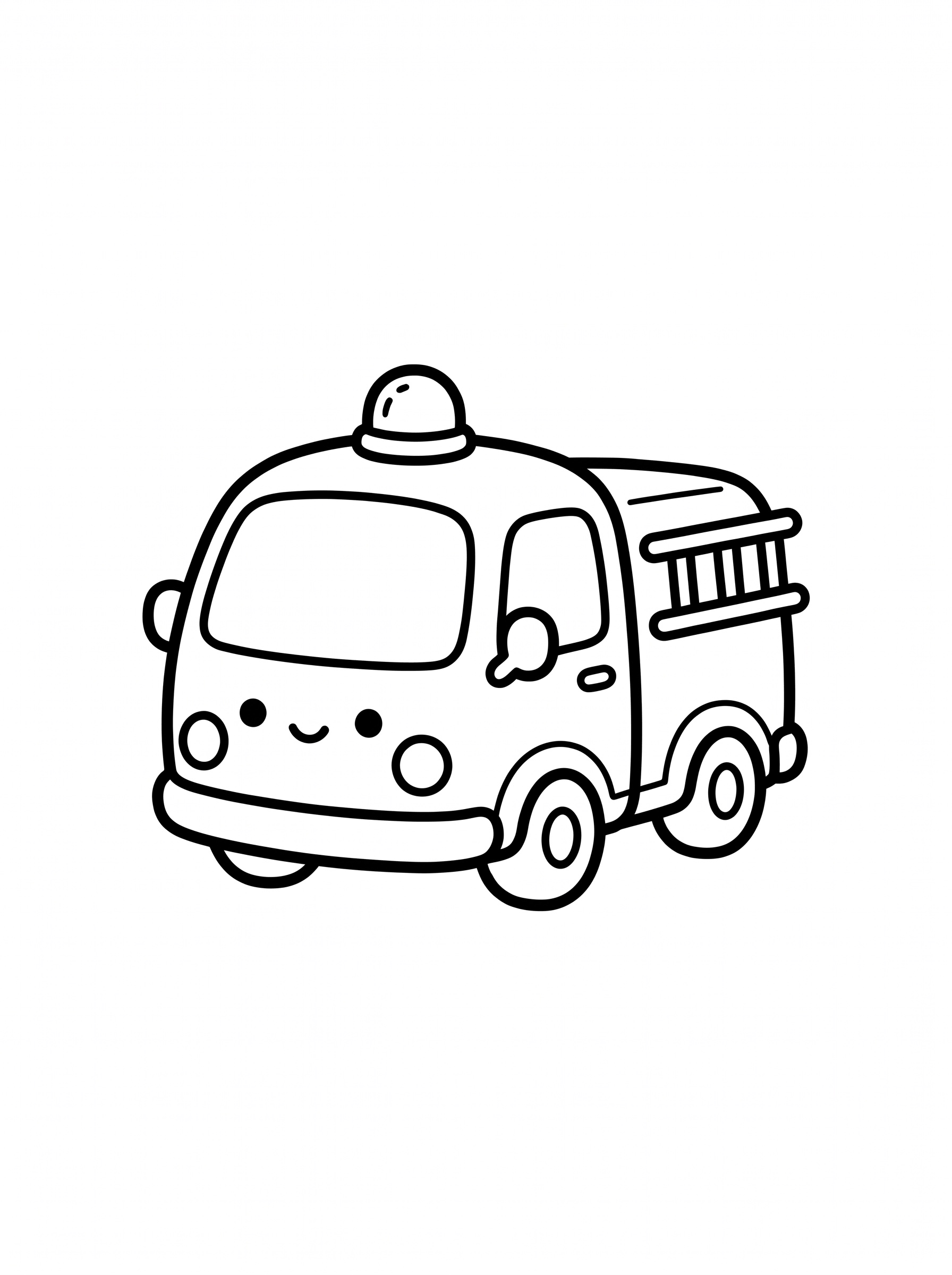 Fire truck coloring page